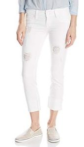 Hudson Ginny Straight Crop Jean with Cuff in Gate